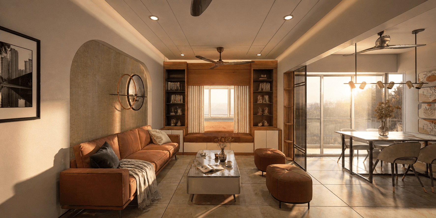 Contemporary 2BHK